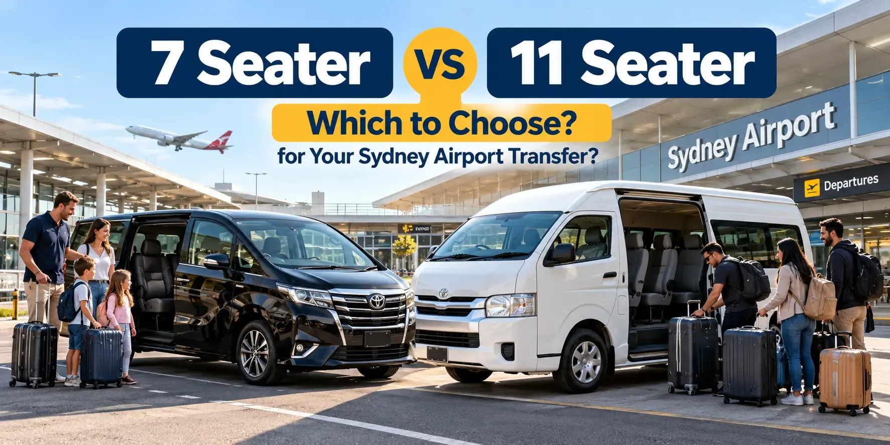 7 Seater vs 11 Seater for Sydney Airport: Which One Do You Need?